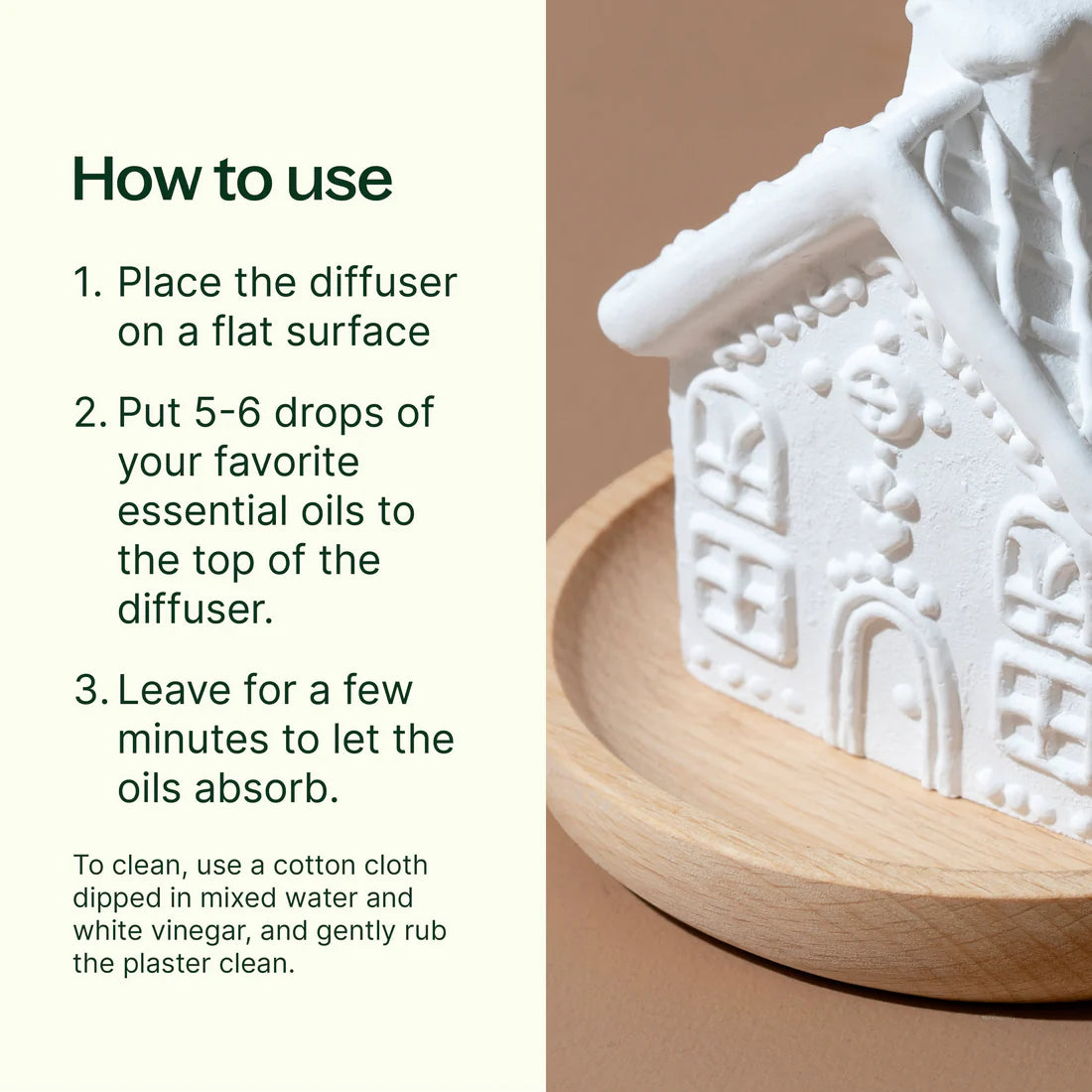 Gingerbread Fan Diffuser Gingerbread House-Passive Diffuser – Hillman Health Foods P: 855-264-7437