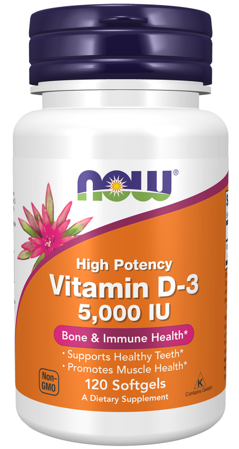 Vitamin D-3 5000 IU 120 gel